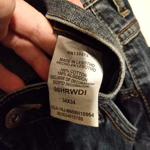 Men's Wrangler Jeans Sz 34/34 - Picture 6 of 12